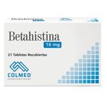 Betahistina 16 Mg Caja X 21 Tabletas Colmed