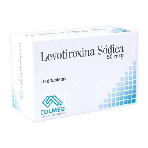Levotiroxina 50 Mcg Tabletas Caja X 150 Und Colmed