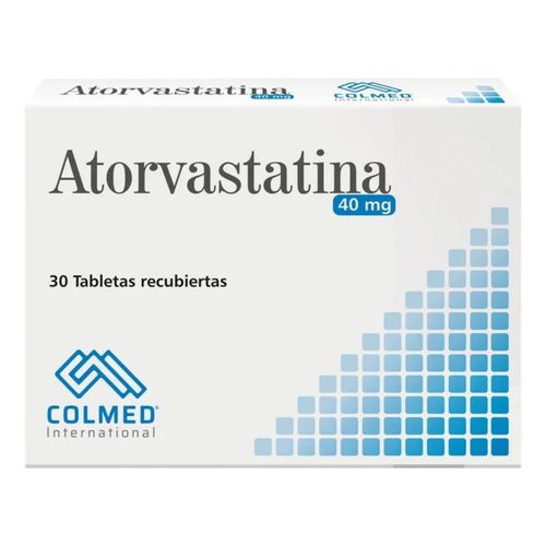 Atorvastatina 40 Mg Caja X 30 Tabletas Colmed