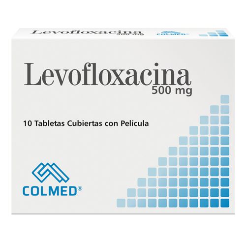 Levofloxacina 500 Mg Tabletas Caja X 10 Und Colmed
