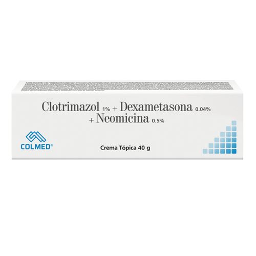Clotrimazol + Dexametazona + Neomicima Crema Tubo 40 Gr Colmed
