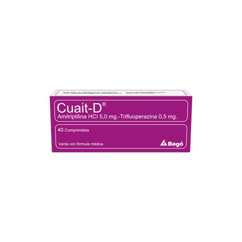 Cuait D Nf Trifluoperazina Clorhidrato 0.5 Mg Caja X 40 Comprimidos Bago