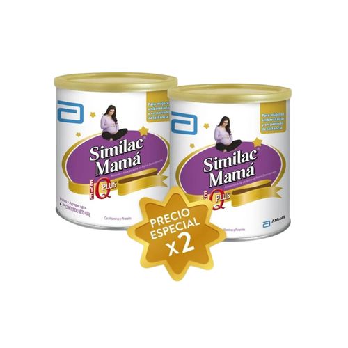 Similac Mamá Plus 400 Gr Pack X 2 Unidades Precio Especial Polvo Abbott