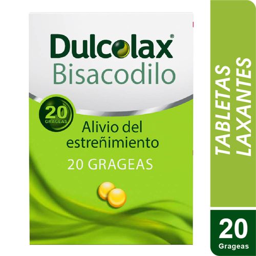 Dulcolax Bisacodilo 5 Mg Caja X 20 Grageas Opella