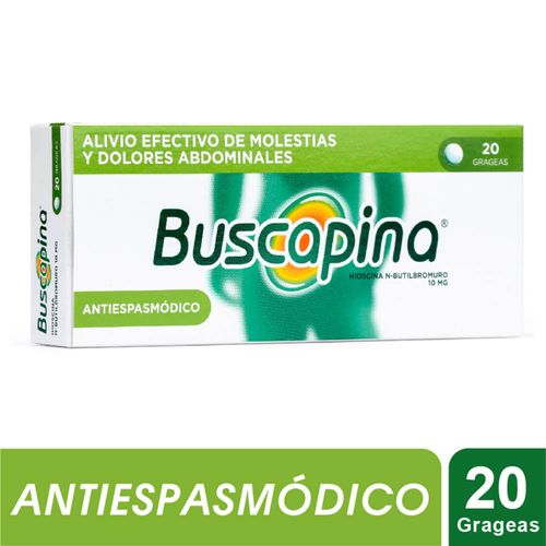 Buscapina 10 Mg Caja X 20 Grageas Opella