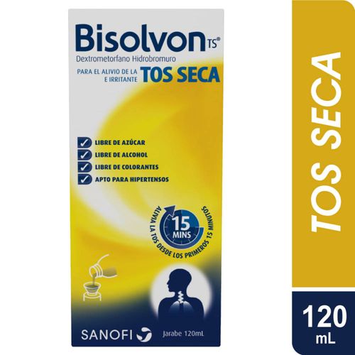 Bisolvon Tos 10 Mg/5Ml Frasco X 120 Jarabe Opella