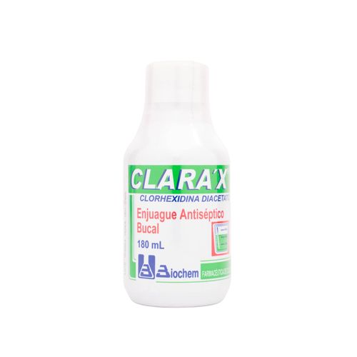 Clarax Clorhexidina Diacetato 0.2% Frasco X 180 Ml Solución Biochem