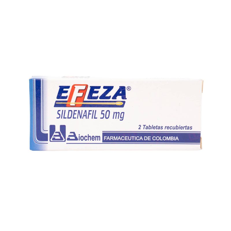 Efeza Sildenafil 50 mg 2 Tabletas Oral