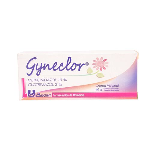 Gyneclor Crema Vaginal Clotrimazol 100 Mg Metronidazol 500 Mg Tubo X 40 Gr Biochem