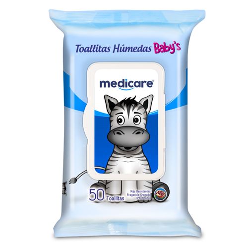 Toallitas Húmedas Medicure Baby Displey 50 Unidades Option