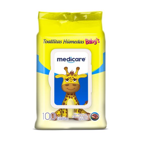 Toallitas Húmedas Medicare Babys Paquete X 100 Unidades Option