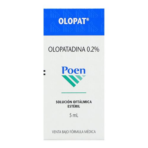 Olopat Solución Oftálmica Olopatadina 0.2% Frasco X 5 Megalabs