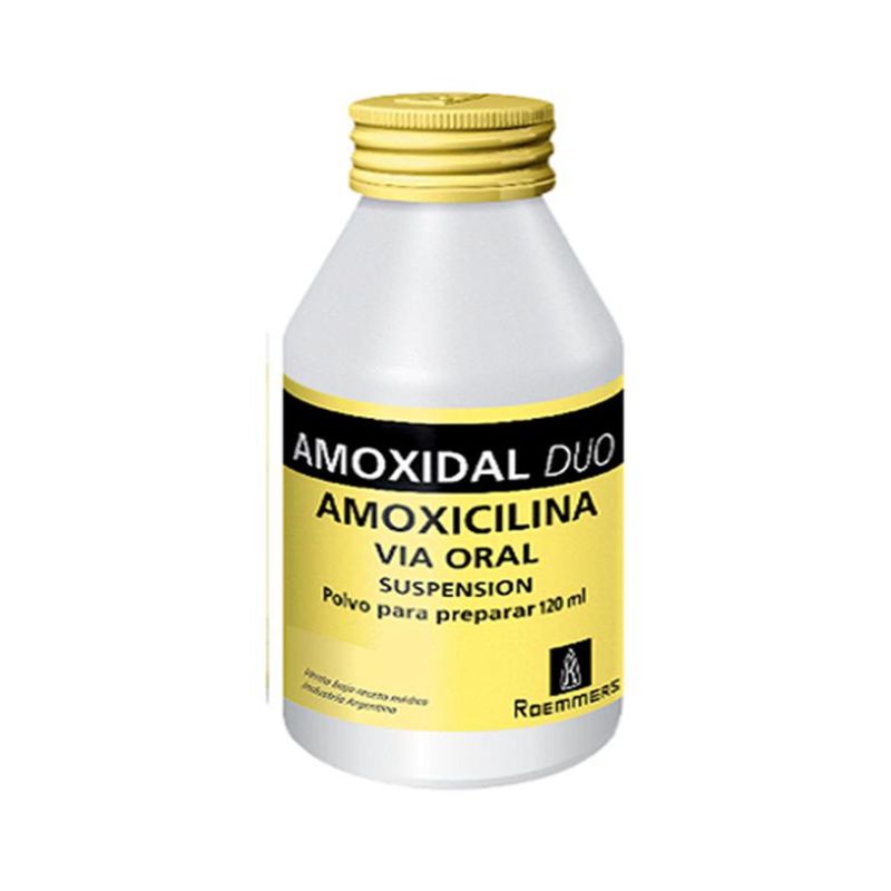 Amoxidal Duo 750 Mg Frasco 120 Ml Suspensión