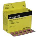 Diantal Ibuprofeno 400 mg 100 Tabletas