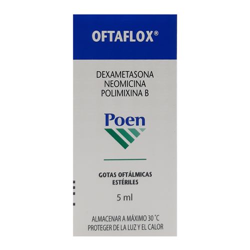 Oftaflox Gotas Solución Oftálmica Frasco X 5Ml Megalabs