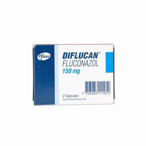 Diflucan Fluconazol 150 Mg Caja X 2 Cápsulas Pfizer