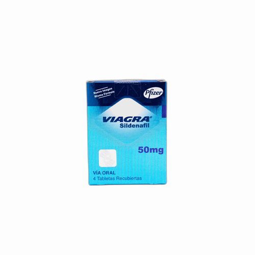 Viagra Sildenafil 50Mg Caja X 4 Tabletas Aspen