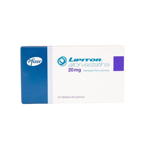 Lipitor Atorvastatina 20 Mg Caja X 30 Tabletas Aspen
