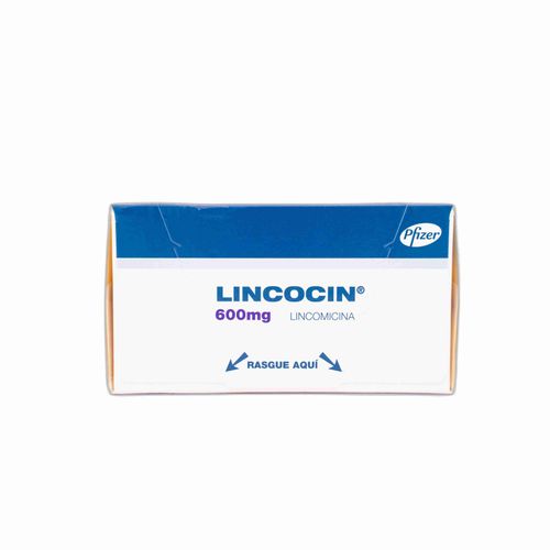 Lincocin Lincomicina 600 Mg/2 Ml Solución Inyectable Caja X 5 Ampollas Pfizer