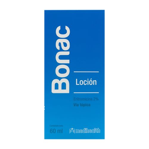 Bonac Solución Tópica Eritromicina 2% Frasco X 60 Ml Loción Megalabs
