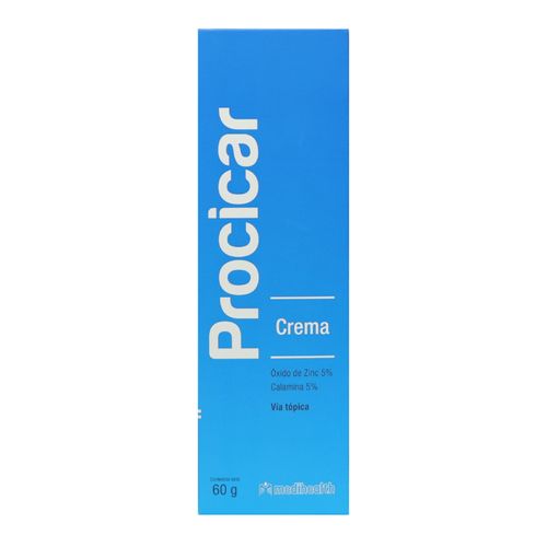 Procicar Crema Tópica Calamina 5% Oxido De Zinc 5% Tubo X 60 Gr Megalabs