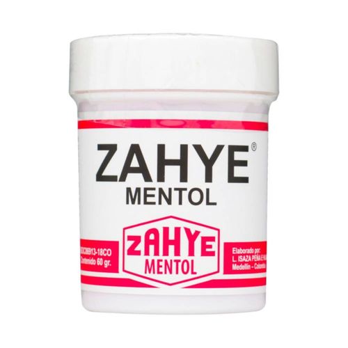 Mentol Zahye Canela Pote X 60 Gr Pomada Peña