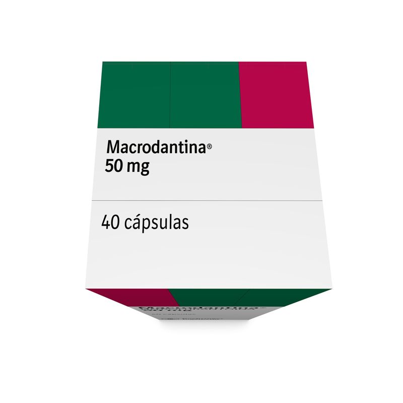 Macrodantina Nitrofurantoína 40 Cápsulas