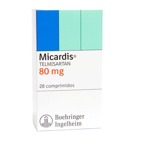 Micardis 80 Mg Telmisartan 80 Mg Caja X 28 Comprimidos Boehringer