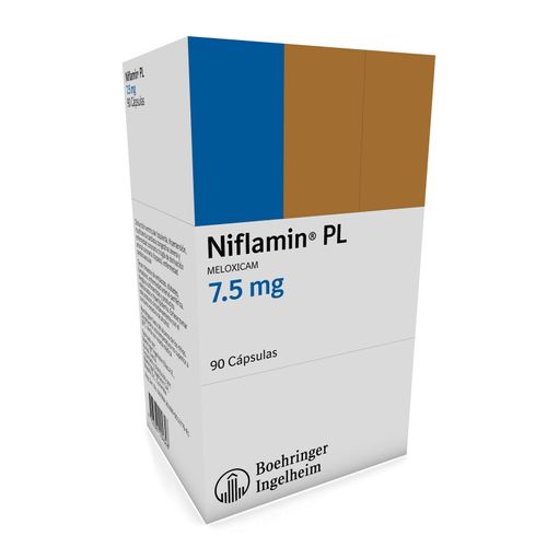 Niflamin Pl Meloxicam 7.5 Mg Caja X 90 Cápsulas Boehringer