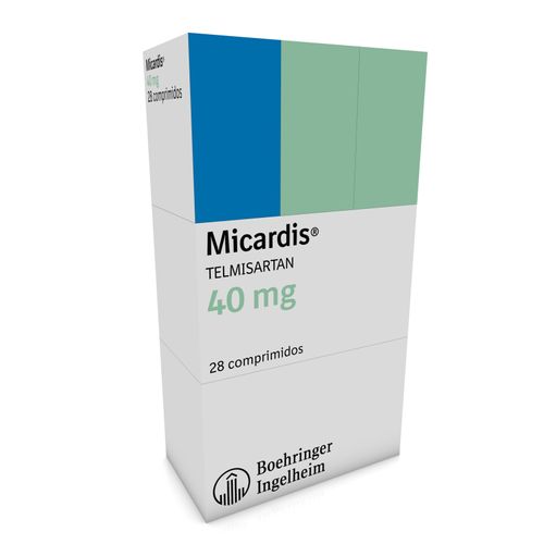 Micardis Telmisartan 40 Mg Caja X 28 Comprimidos Boehringer