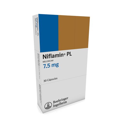 Niflamin Pl Meloxicam 7.5 Mg Caja X 30 Cápsulas Boehringer