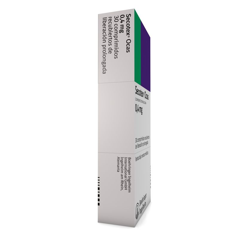 Secotex Ocas 0.4 mg 30 Comprimidos Rx