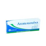 Atorvastatina 10 Mg Caja 10 Tabletas Expo