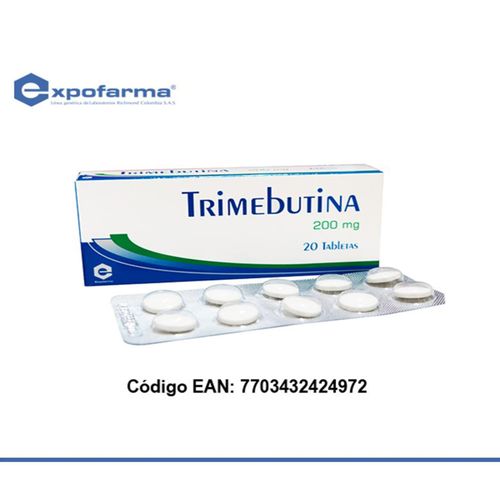 Trimebutina 200 Mg Caja X 20 Tabletas Expofarma
