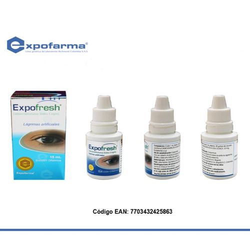 Expofresh Solución Oftálmicas 5 Mg/Ml 5 Mg/Ml Frasco X 15Ml Expofarma