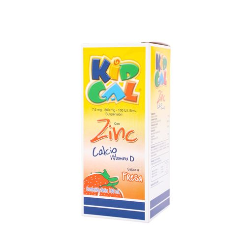 Kidcal Calcio Vita D Fresa Frasco X 180 Ml Suspensión Oral Farma De Colombia