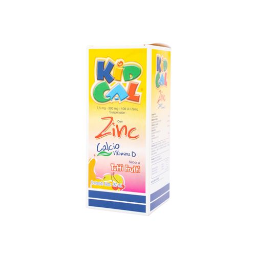 Kidcal Tutti Frutti Frasco X 180 Ml Suspensión Oral Farma De Colombia