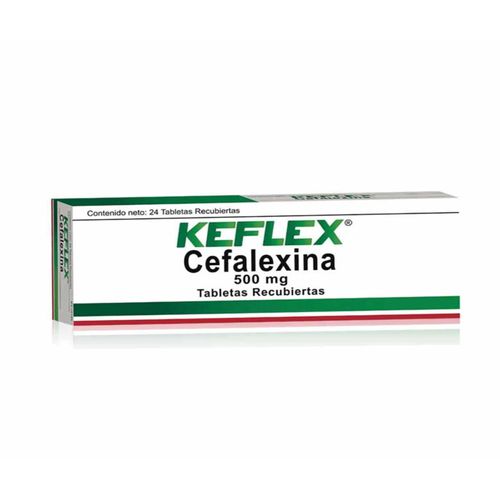 Keflex Cefalexina Monohidrato 500 Mg Caja X 24 Tabletas Farma De Colombia