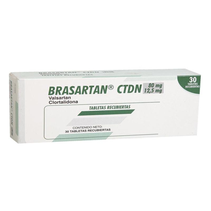 Brasartan HCT 80/12.5 Mg x 30 Tabletas