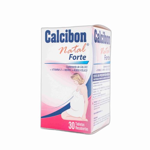 Calcibon Natal Forte Frasco X 30 Tabletas Farma De Colombia