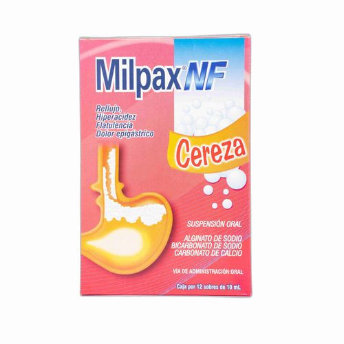 Milpax Nf Cereza 0.50/0.267 Caja X 12 Sobres Suspensión Oral Farma De Colombia