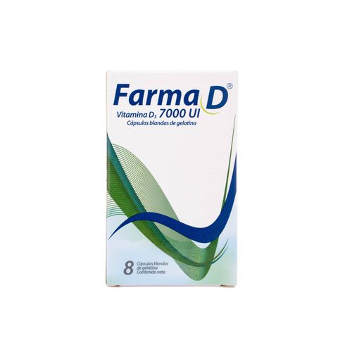 Farma D 7000 Ui Caja X 8 Cápsulas Farma De Colombia