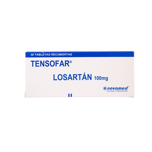 Losartan Tensofar 100 Mg Caja X 30 Tabletas