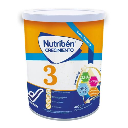Nutriben Crecimiento Tarro X 400 Gr Novamed