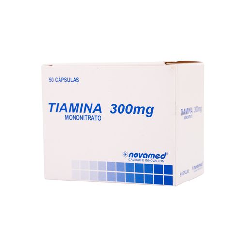 Tiamina 300 Mg Caja X 50 Cápsulas Novamed