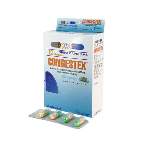 Congestex Gripa Caja X 60 Cápsulas Blanda Novamed