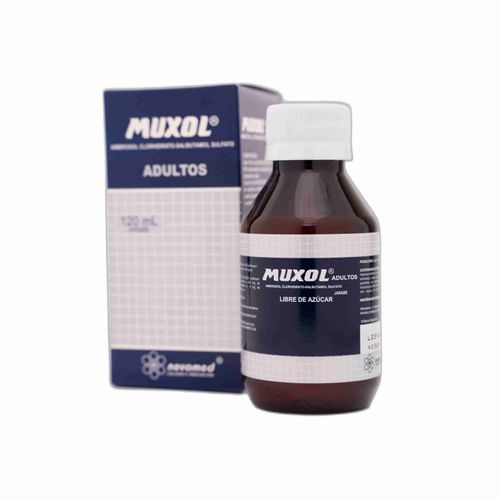 Muxol Adulto Sin Azúcar Jarabe Frasco X 120 Ml Novamed