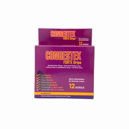 Congestex Gripa Caja X 80 Comprimido Novamed