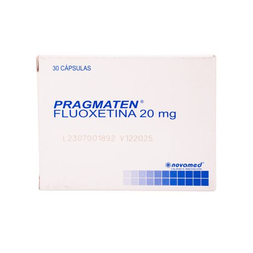 Pragmaten Fluoxetina Clorhidrato 20 Mg Caja X 30 Cápsulas Dura Novamed