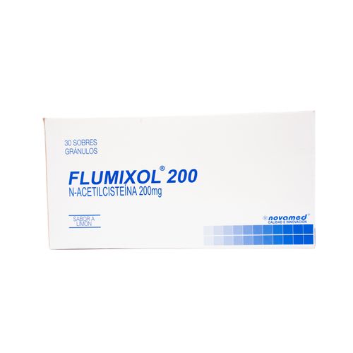 Flumixol Acetilcisteina 200 Mg Caja X 30 Sobres Novamed